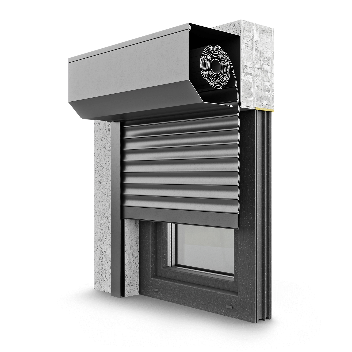 Vorbaurollläden SK45 Aluprof muster