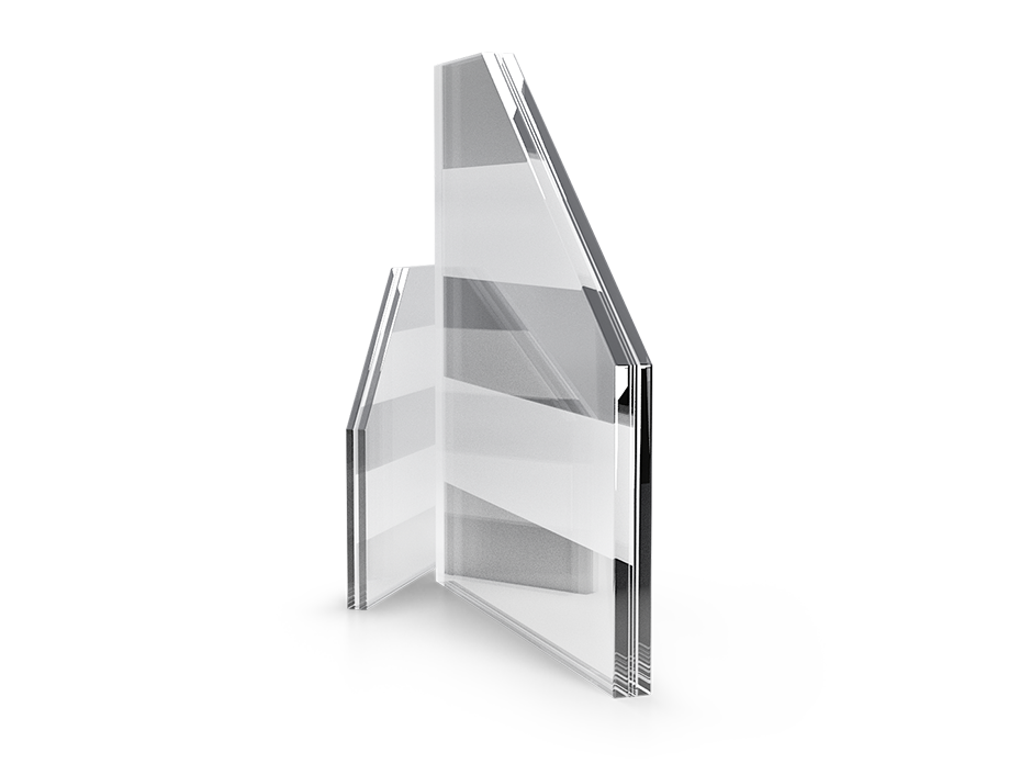 Glas mit regulierbarer Durchsichtigkeit